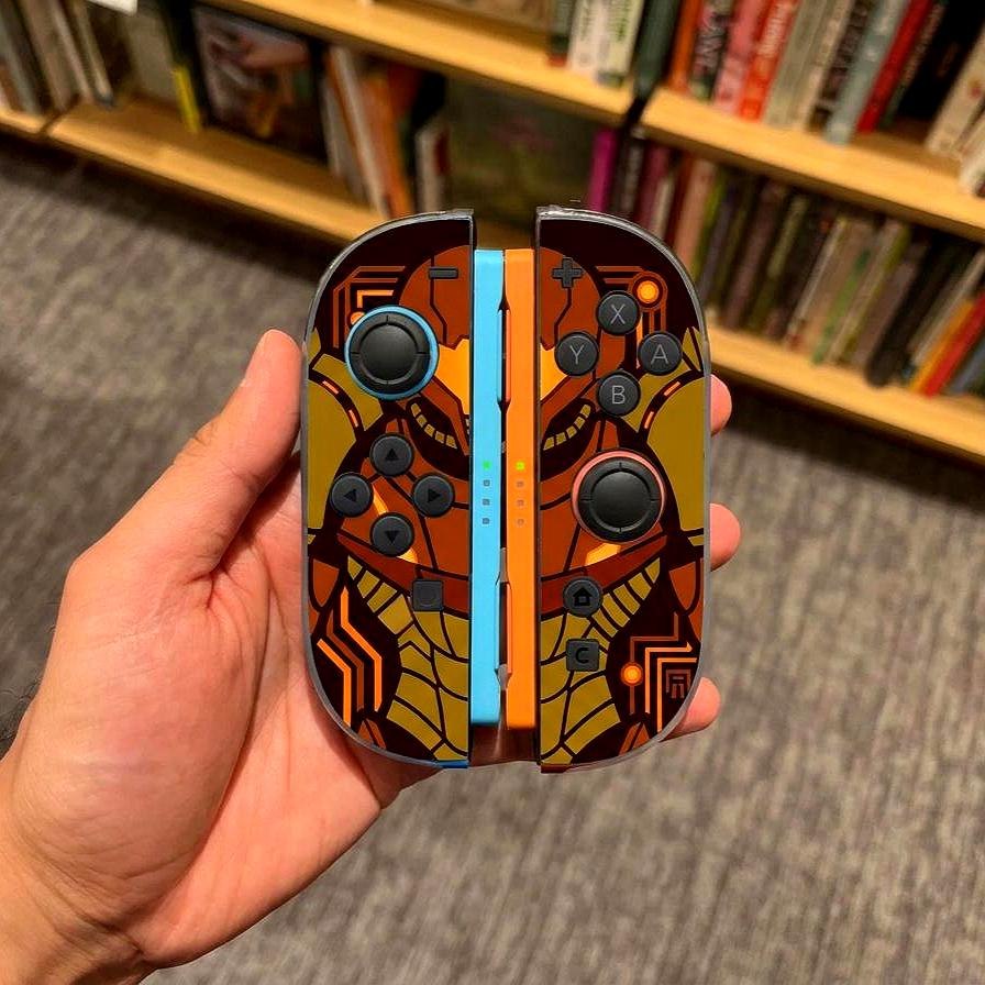 Metroid Prime inspired Joy-Con skins
