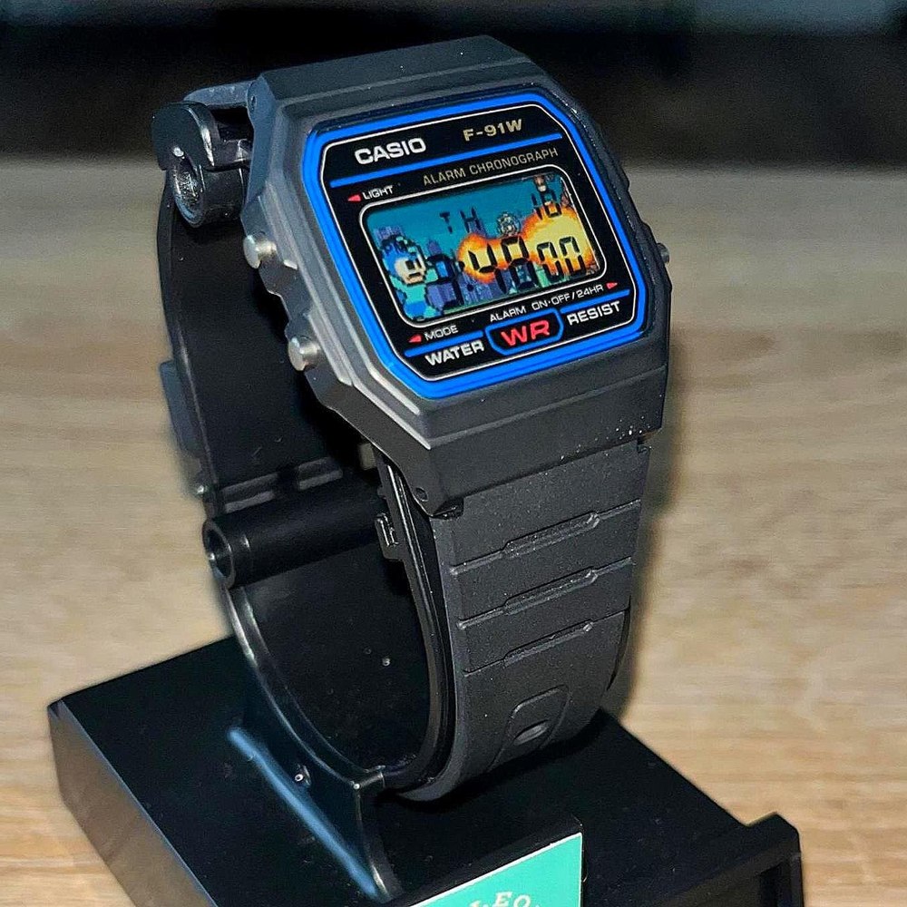 Mega Man inspired watch