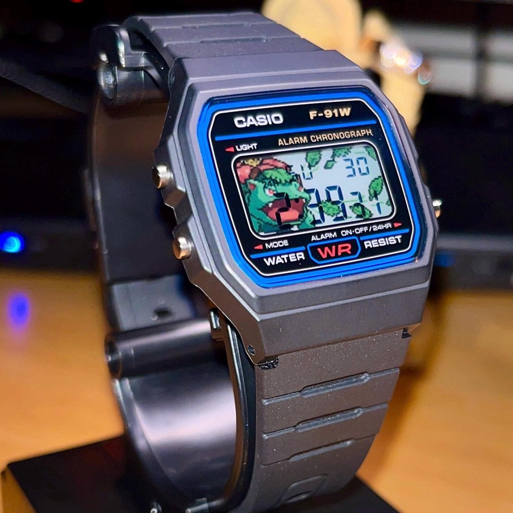 Venusaur watch — white background