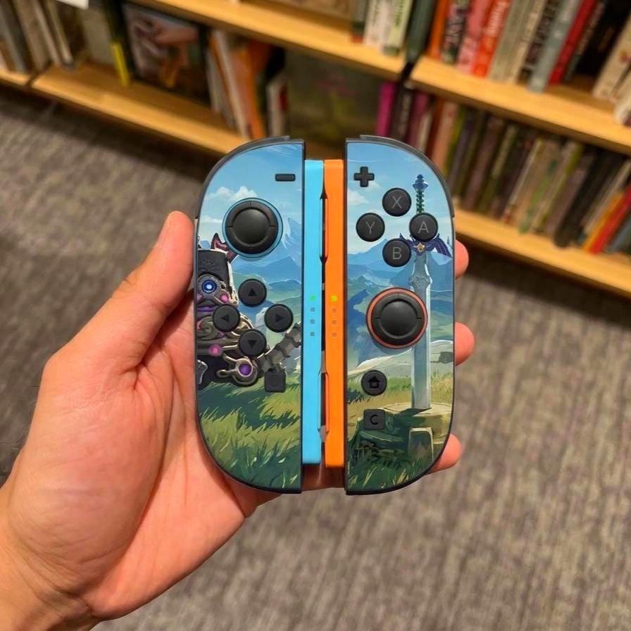 Breath of the Wild inspired Joy-Con skins