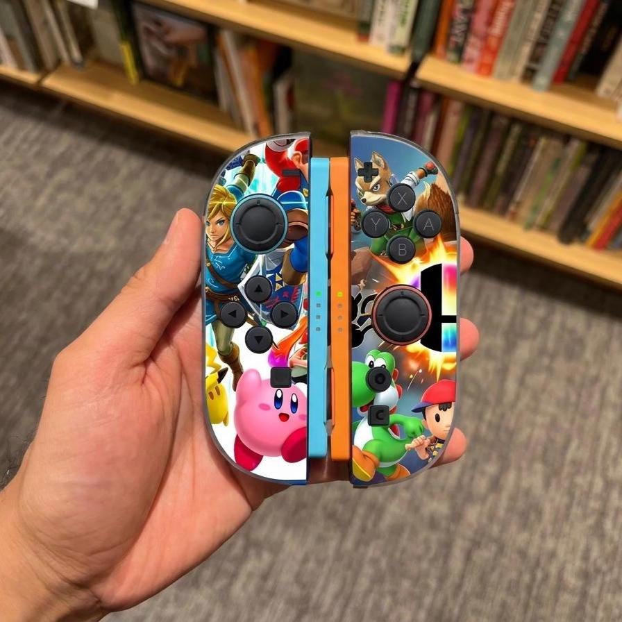 Super Smash Bros. inspired Joy-Con skins