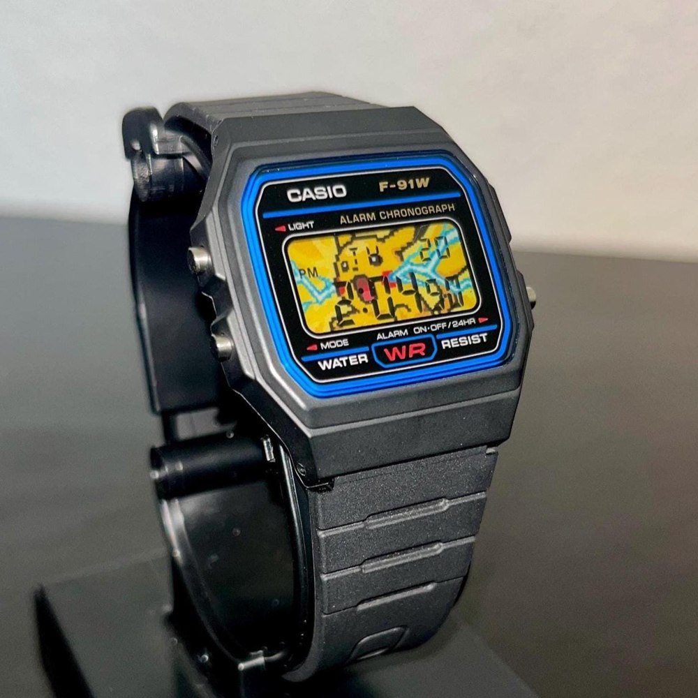 Pikachu inspired watch — alternate artwork